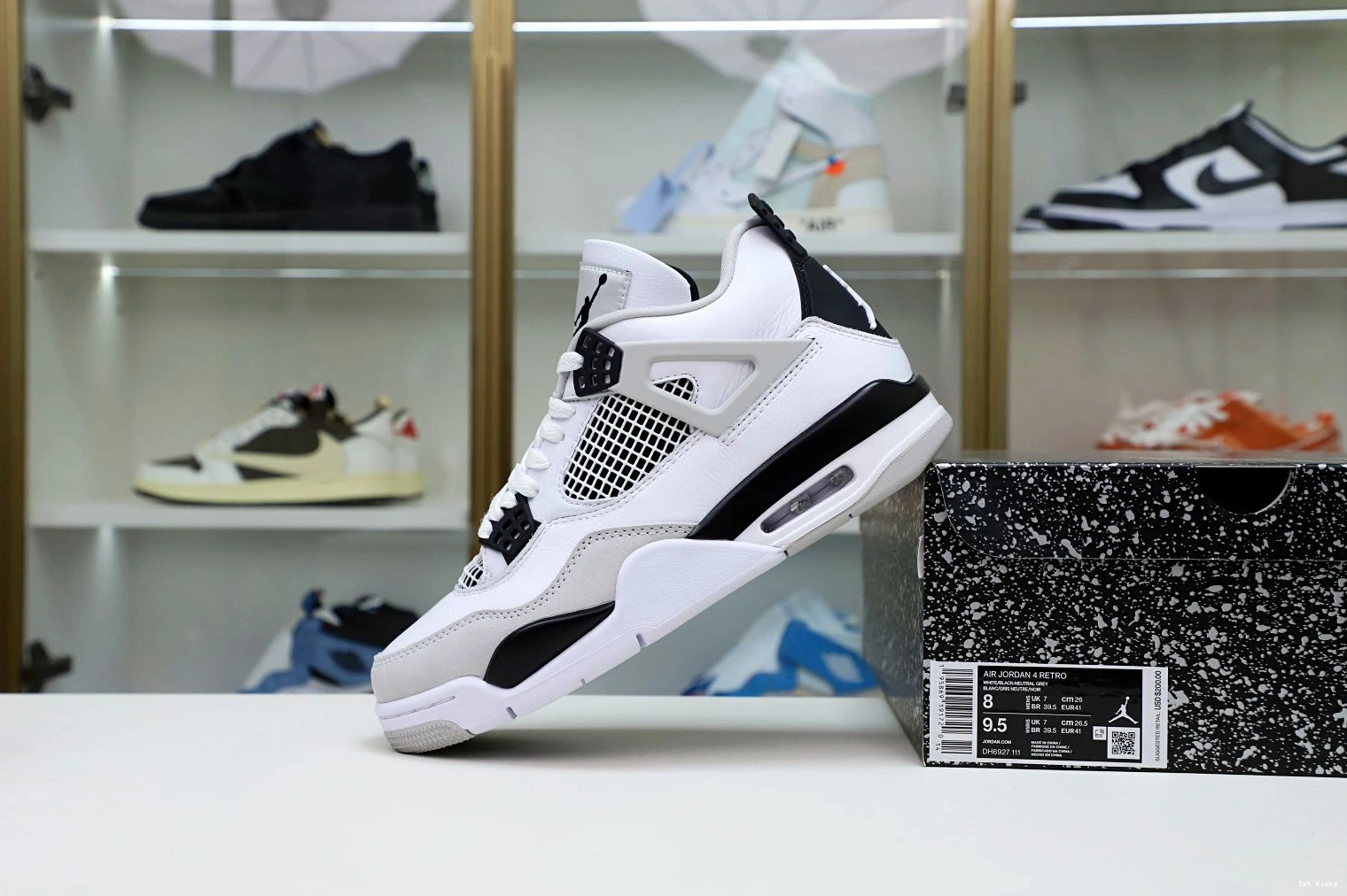 4 BLACK JORDAN AIR Affordable Kimikick 1949 MILITARY 0116